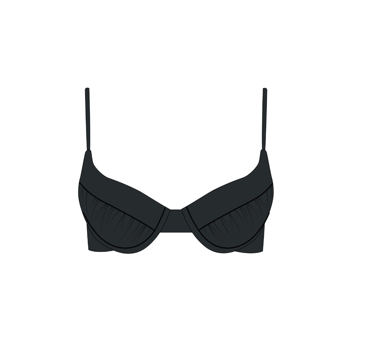 Underwire Top - Black – Stained Collective