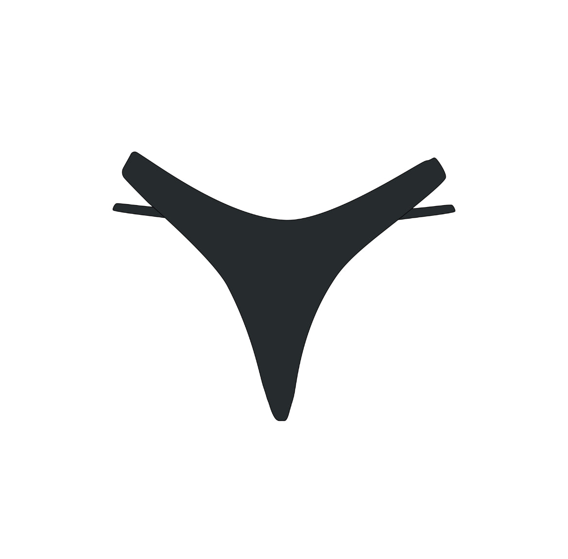 Double Strap Bottoms - Black